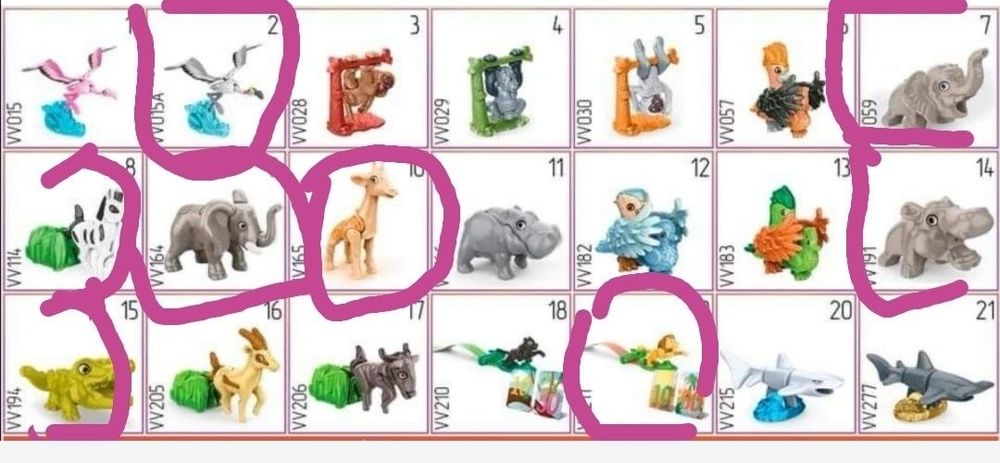 Киндер игрушки натунс