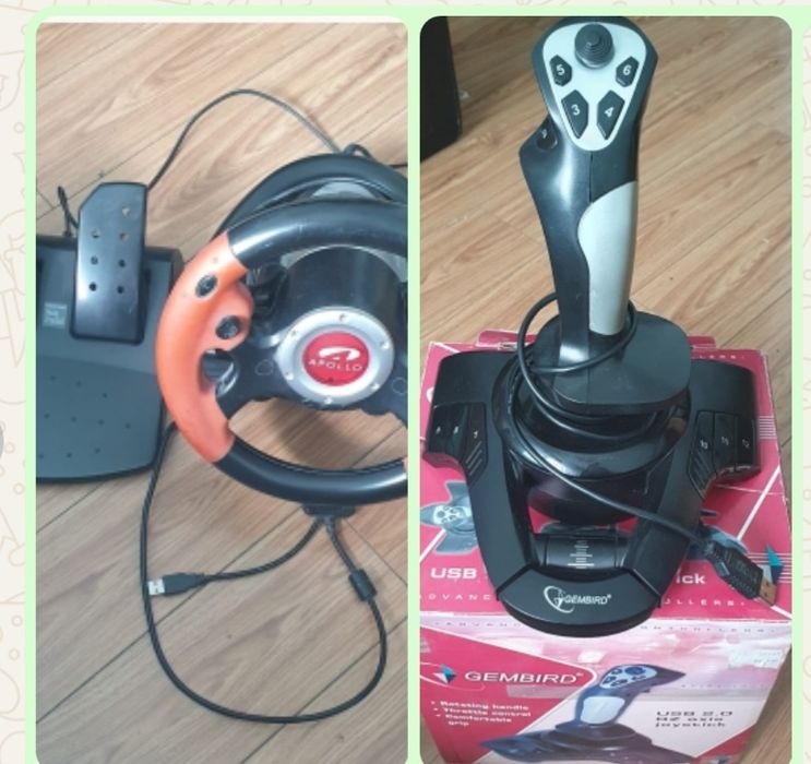 Vând joystick și volan thrumaster