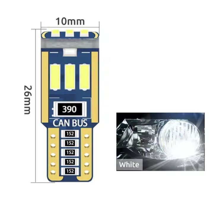 Bec Led T10 W5W 6000k