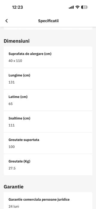 Vand banda de alergat myri my7290