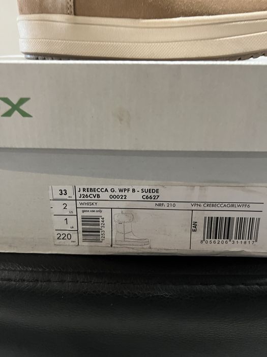 Детски водоустойчиви боти Geox номер 33