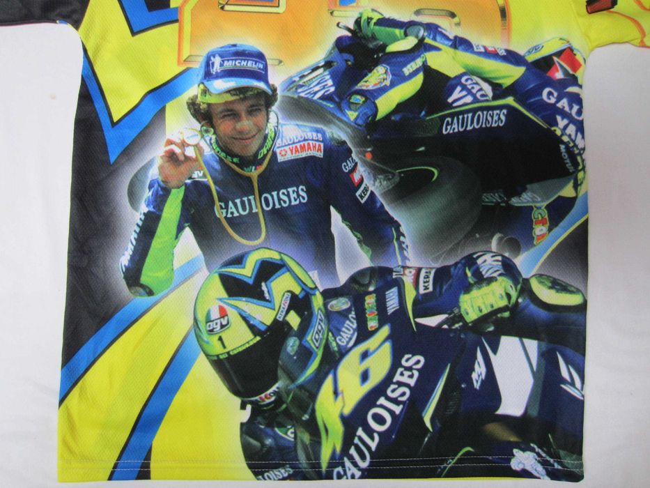 Tricou Valentino Rossi,copil 10 ani,100%poliester,stare f. buna,Italia