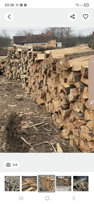 Lemne de foc la metru si la tona
