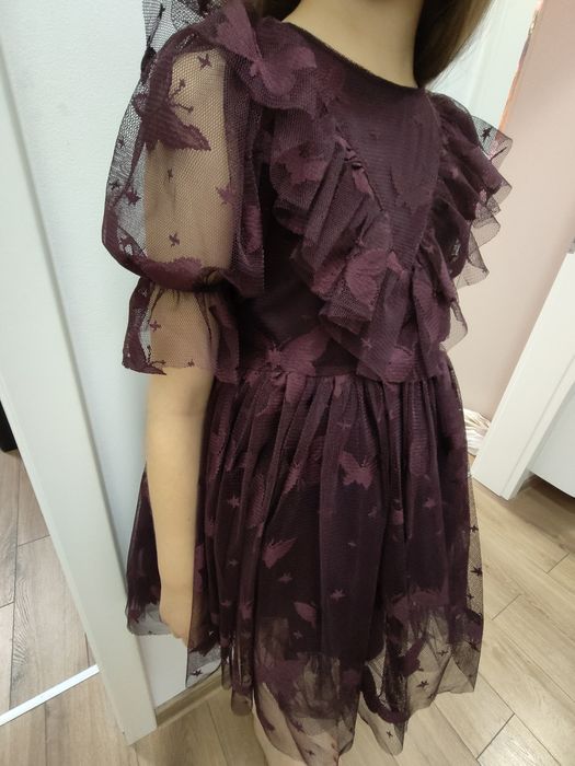 Rochie elegantă fetițe 7 ani