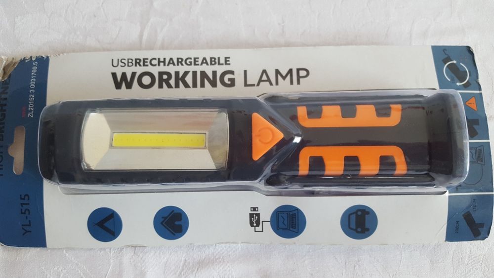 Lanterna Led cu magnet Working Lamp Usbrechargeable