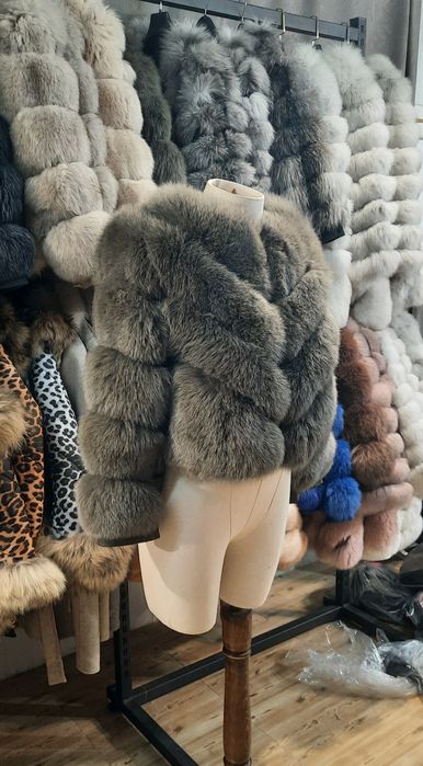 НОВО ЗАРЕЖДАНЕ!Високо качество Кожени Палта от Естествен Косъм/кожено