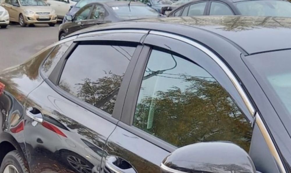 Дефлекторы окон (ветровики) Kia Optima с 2010 по 2015