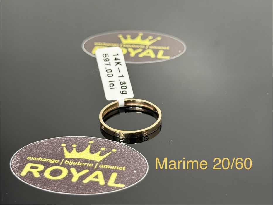 Bijuteria ROYAL : Inel AUR 14K / 1.30 GR