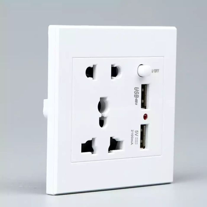 Розетка с USB портами