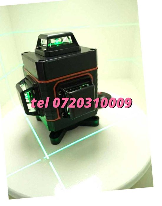 Nivela Laser Verde 16 Linii Laser Cu Control De La Distanta Pentru Masuratori Aliniere Si Trasare In Constructii Cu Specificatii Conform Titlului