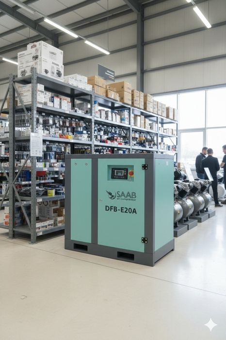 Винтовой воздушный компрессор 22кв vintovoy havo kompressor Saab 22kw