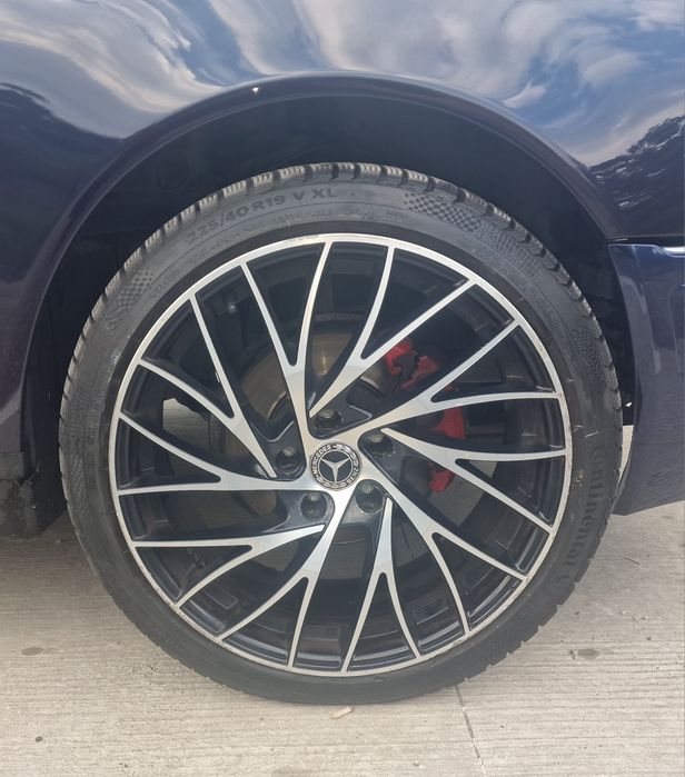 Продавам 4бр GMP Italia Enigma Black Diamond 19" + Continental 275/40 R19 зимни гуми