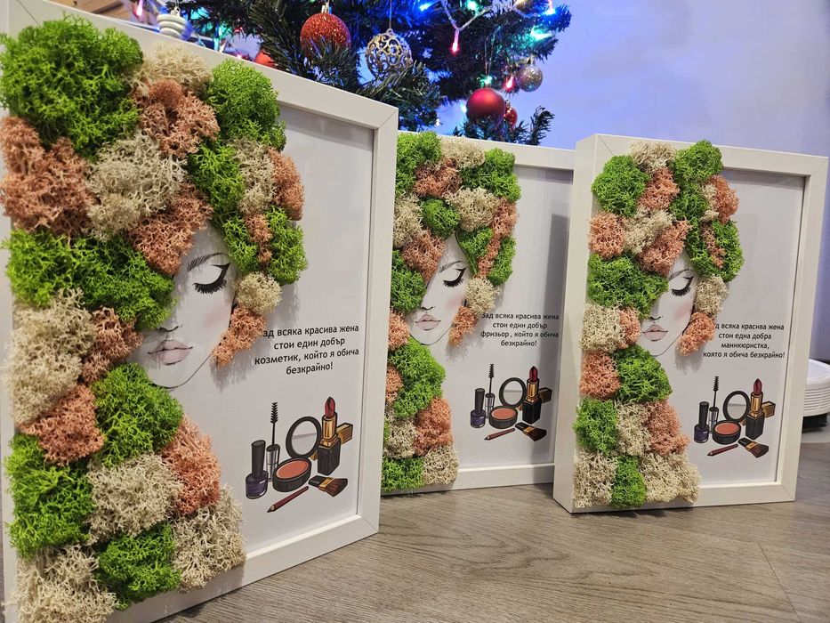 ЖИВА Картина със скандинавски мъх