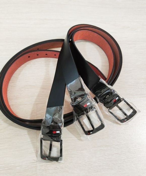 Curea Bărbați Piele Ecologica Premium, neagra 120cm