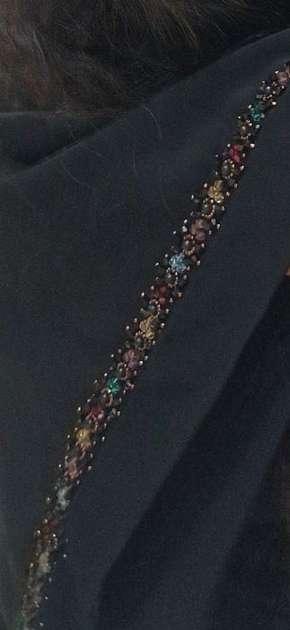 Абайя красивая чёрного цвета