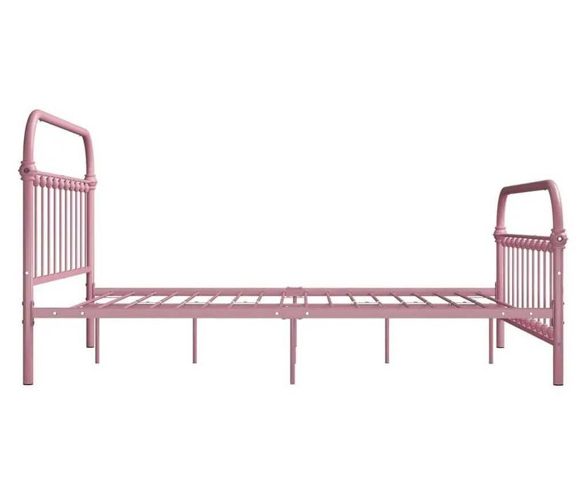 Cadru de pat, metal roz, 120x200 cm,vidaXL