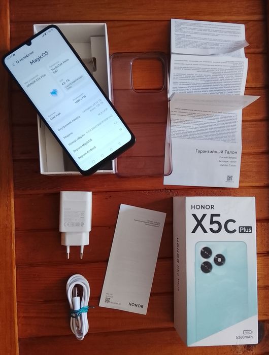 Honor X5C Plus 2025 года на гарантии