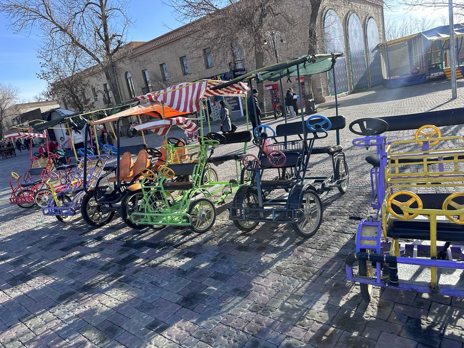 Семейный веломобили