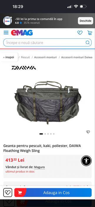 Pachet pescuit - 2Lansete fox, 2mulinete fox, sling daiwa