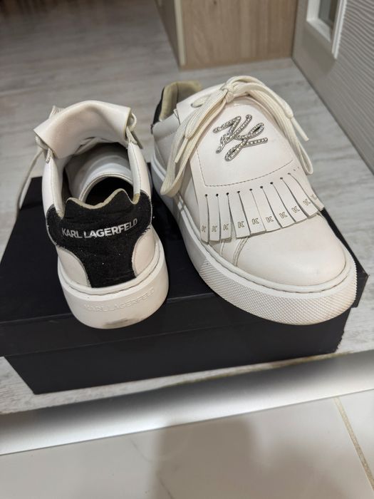Кожени спортни обувки Karl Lagerfeld