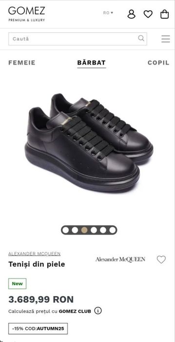 Alexander mcqueen originali marimea 41