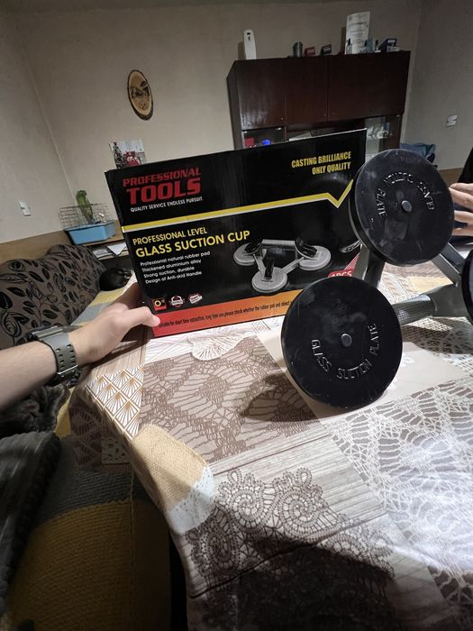 Професионално  ниво стъклена  вендуза