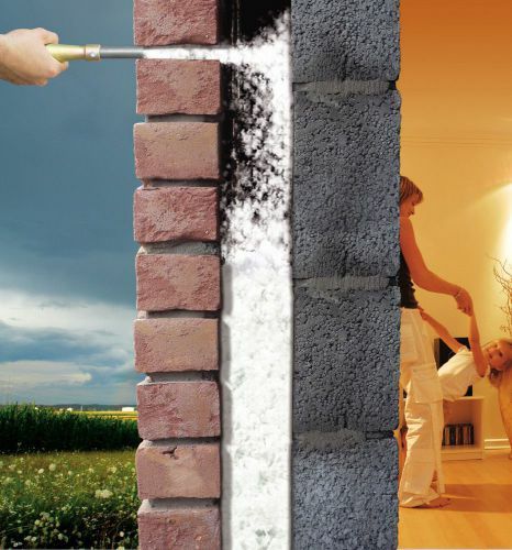 Утепление домов пеноизолом