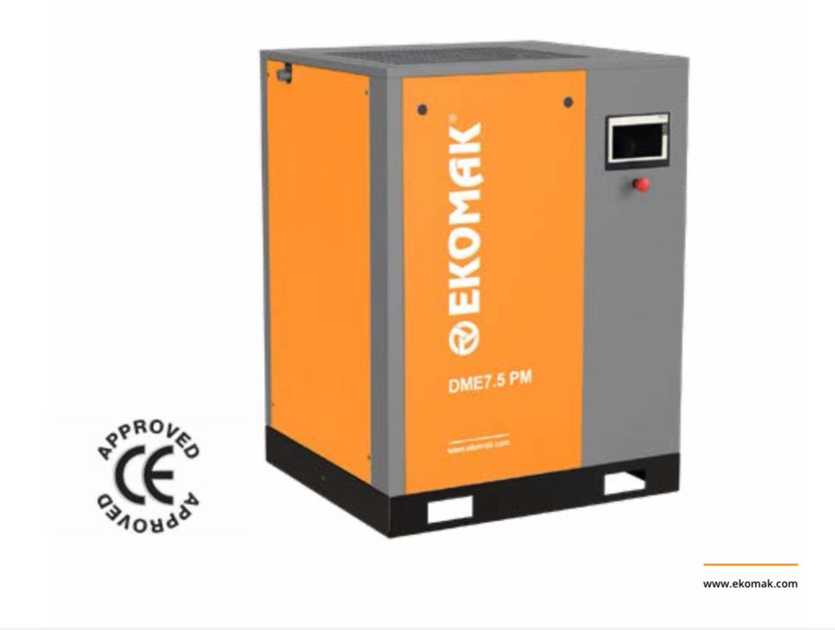 Compresoare cu surub EKOMAK Inverter - Consum de energie redus cu 50%
