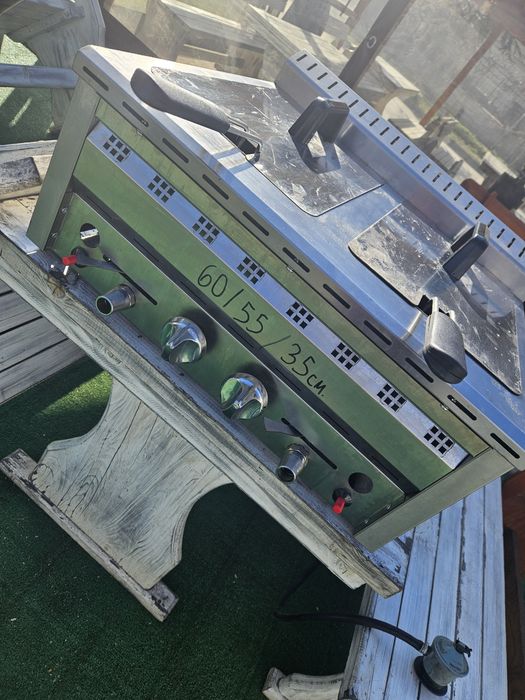 Професионален газов фритюрник 2×10 литра