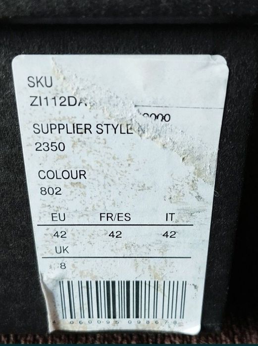 Ghete originale 100% din piele naturală și îmblănite, mărimea 42