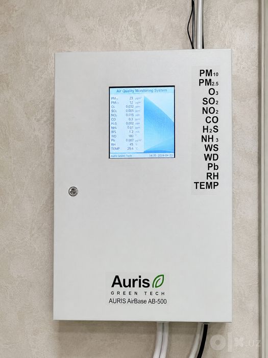 Atmosfera havo sifatini avtomat monitor stansiyalari, sertifikatga ega