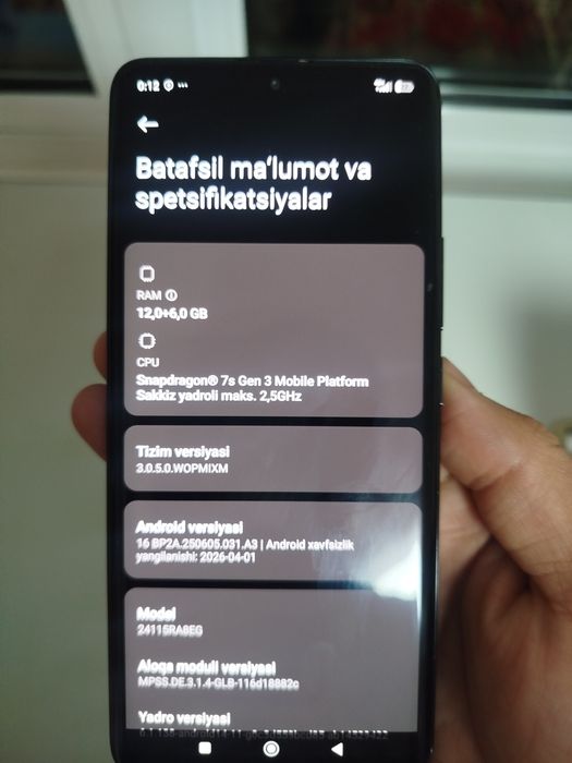 Redmi note 14 pro+ 5g 16/512