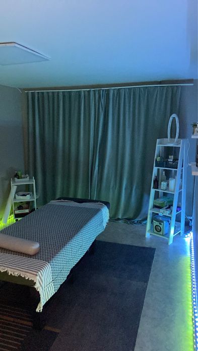 Массажный стол стационарный