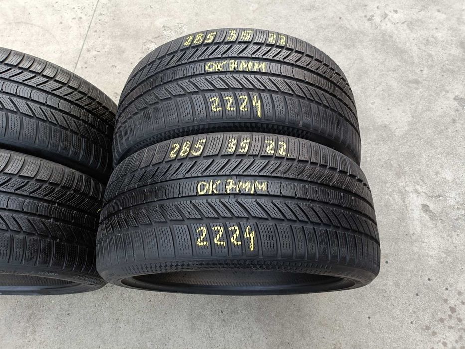 Set 4 anvelope de iarna 285 35 22 continental wintercontact TS 870P dot 2024