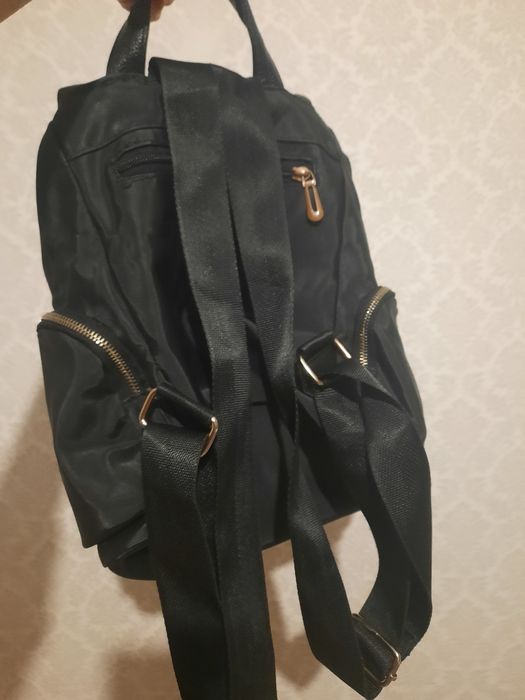 Сумка женская черная, рюкзак