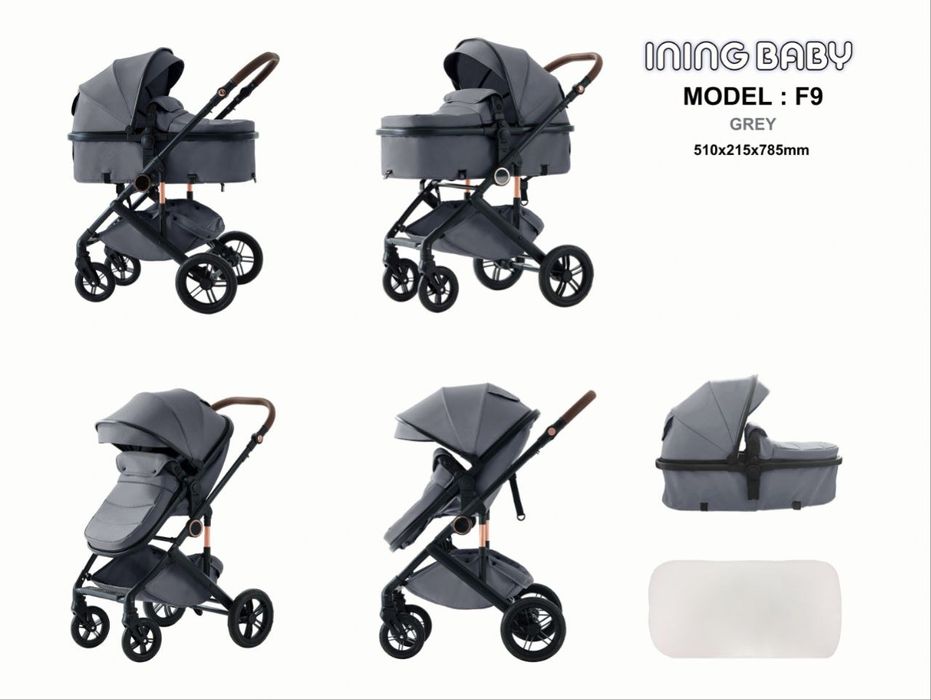 Skidka !!! Всесезонная Коляска-трансформер Ining baby  зима-лето