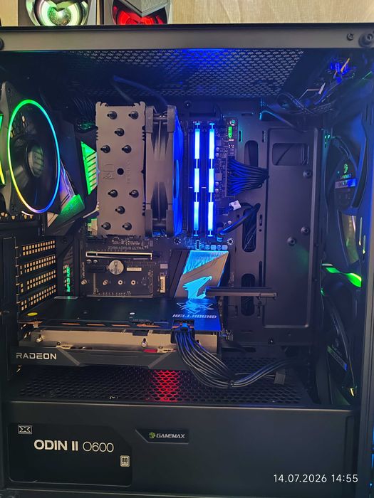 Геймърски  i9 9900K, RX 6600 8GB, RAM 16GB DDR4 3466,SSD 512GB NVME