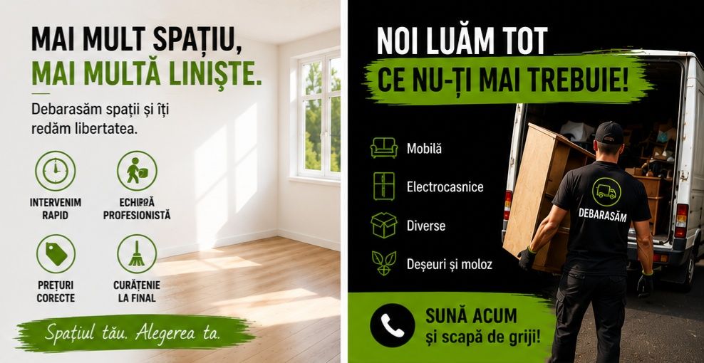 Execut debarasări și diverse construcții
