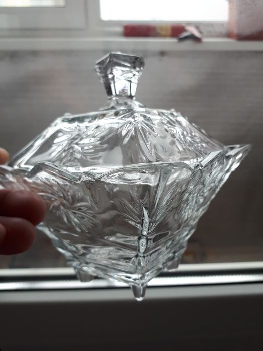 Советская сахарница  хрусталь