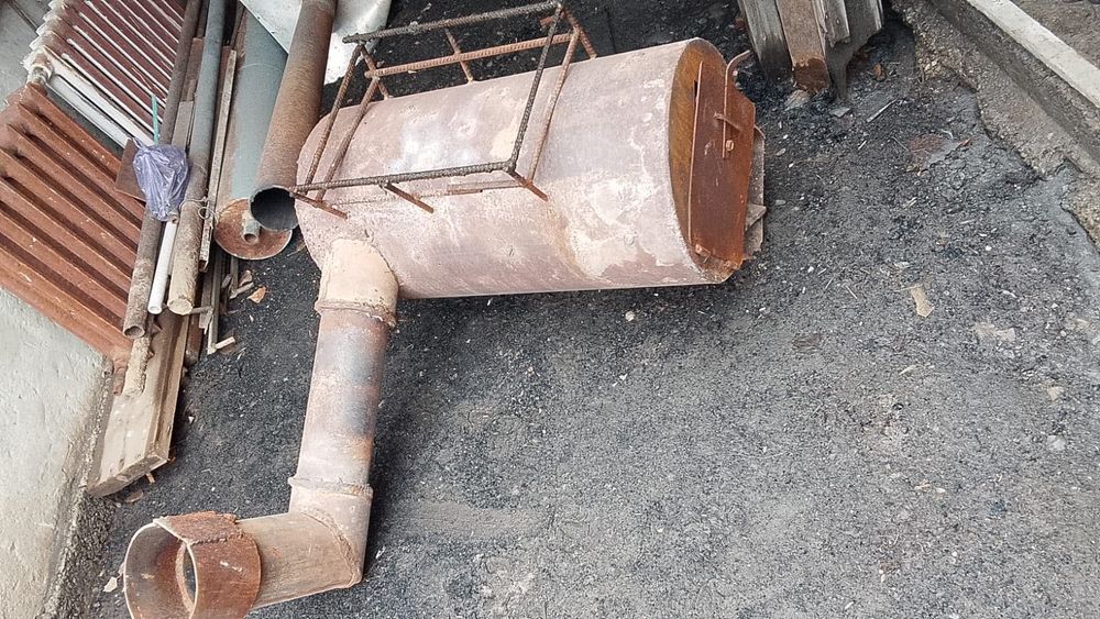 Печка для бани б/у