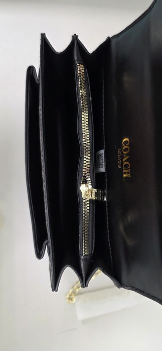 Geanta medie neagra coach