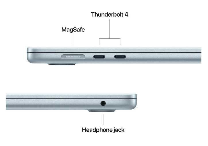 MacBook Air 15″, M4, 10 nuclee CPU si 10 nuclee GPU, 16/256GB, SkyBlue