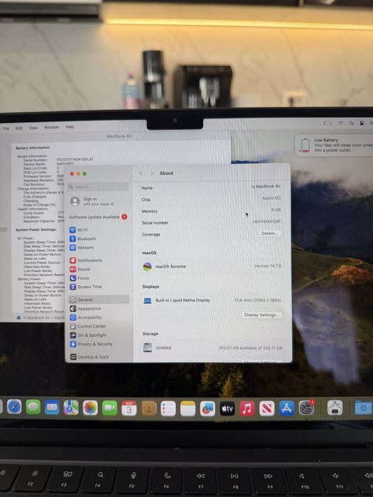 Macbook air m2 impecabil