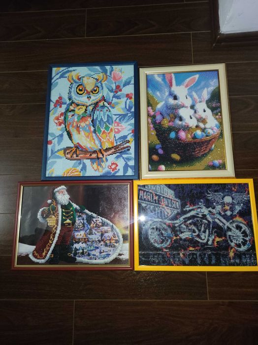 Goblen cusut și goblen cu diamante. Potrivit pentru cadouri si ocazii.