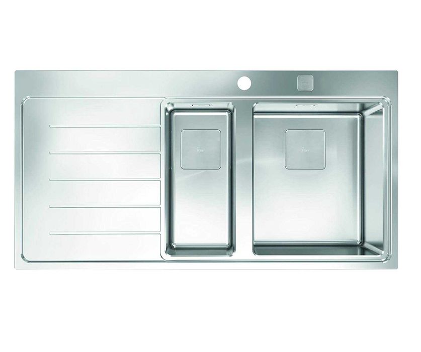 Chiuveta bucatarie doua cuve picurator inox Teka