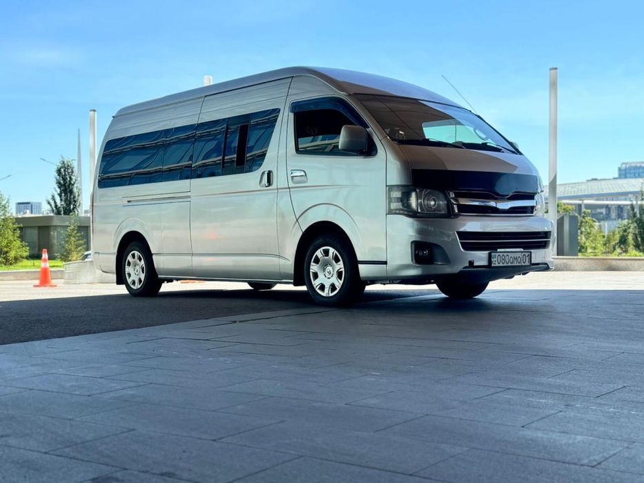 Прокат микроавтобуса минивэна развозка трансфер межгород тойота хайс