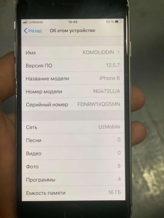 iphone 6 holati yahshi