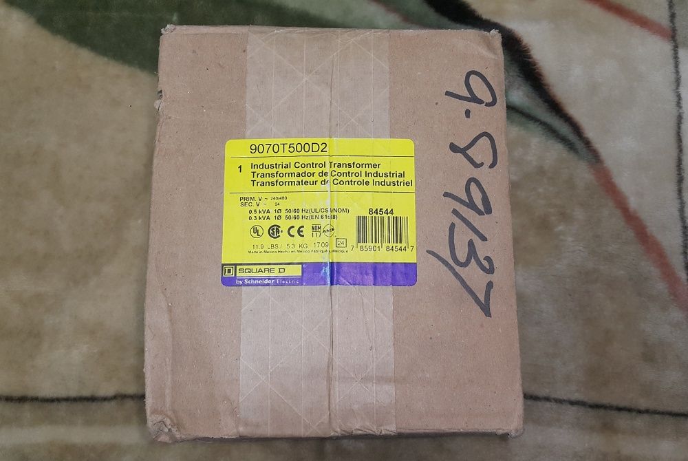 Transformator industrial 24V/500W  nou