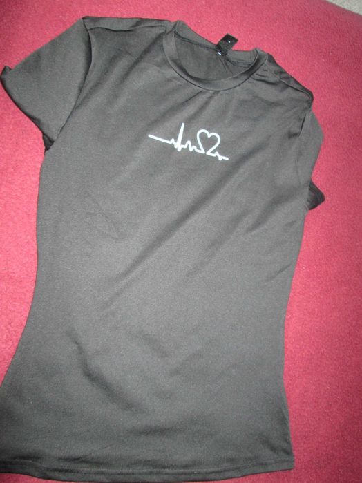 tricou negru Shein M/S   dame