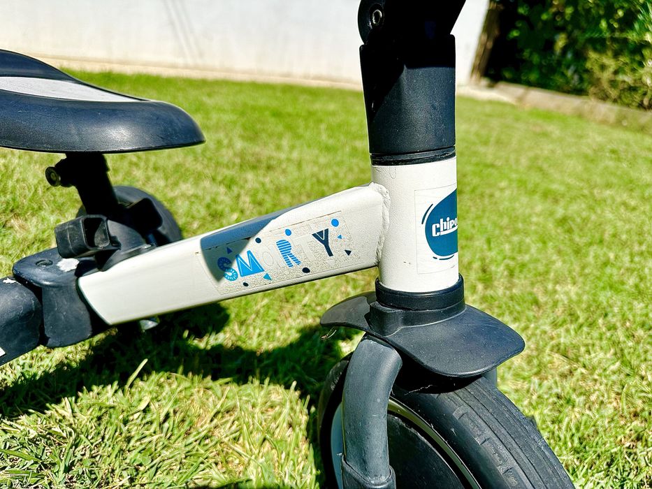 Триколка 2 в 1 Chipolino - Смарти, бяло-черна